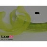 Organza woven edge 605 appel groen 15mm x 25m