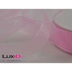 Organza woven edge 50 rose...