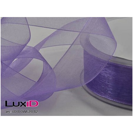 Organza woven edge 82 lila 25mm x 50m