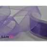 Organza woven edge 82 lila 25mm x 50m