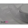 Organza woven edge 05 zilver 25mm x 50m