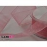 Organza woven edge 53 oud rose 25mm x 50m