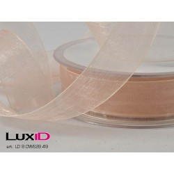 Organza woven edge 49 zalm...