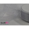 Organza woven edge 04 grijs 25mm x 50m