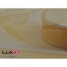 Organza woven edge 17 goud 25mm x 50m