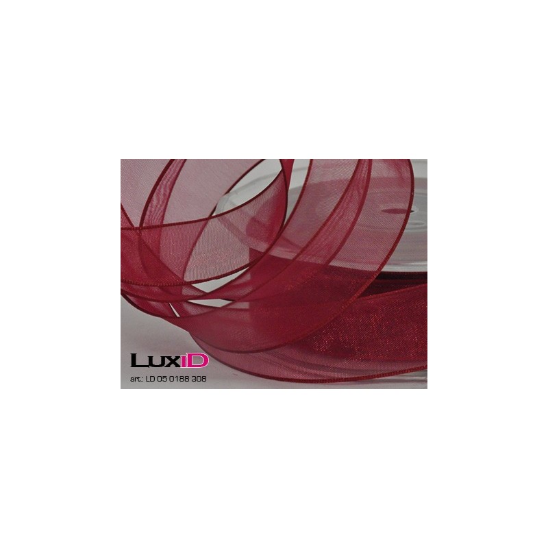 Org. woven edge wired 308 rood 23mm x 20m