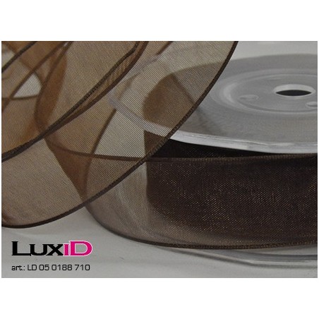 Org. woven edge wired 710 bruin 23mm x 20m