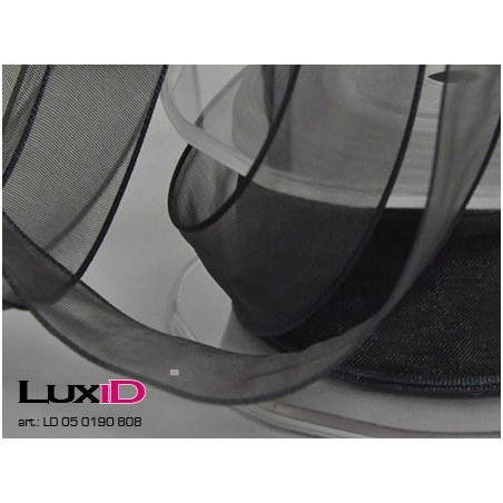 Org. woven edge wired 808 grijs 38mm x 20m