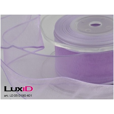 Org. woven edge wired 401 purper 38mm x 20 m