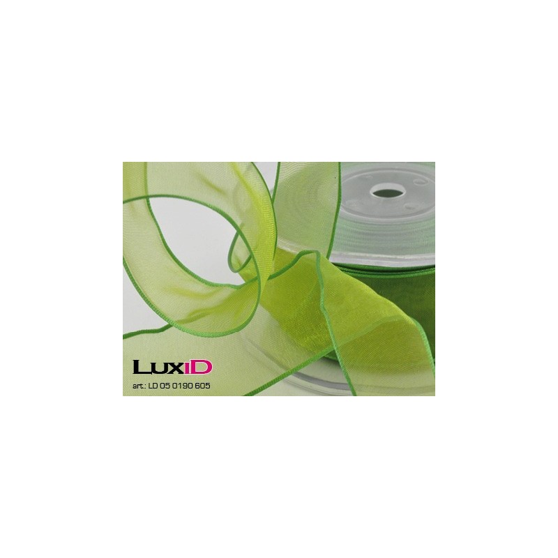 Org. woven edge wired 605 apple 38mm x 20m