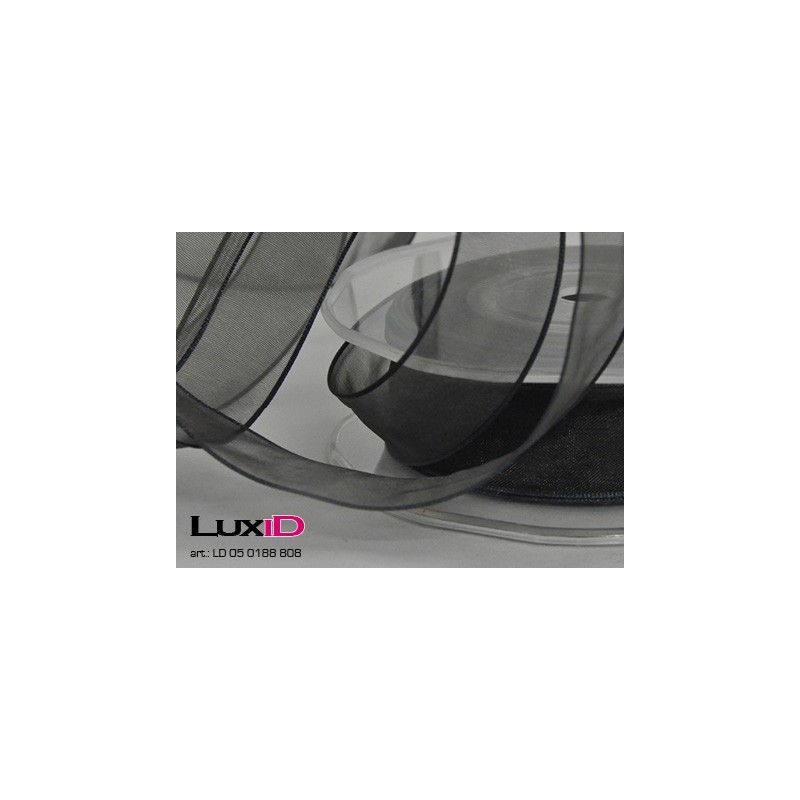 Org. woven edge wired 808 grijs 23mm x 20m