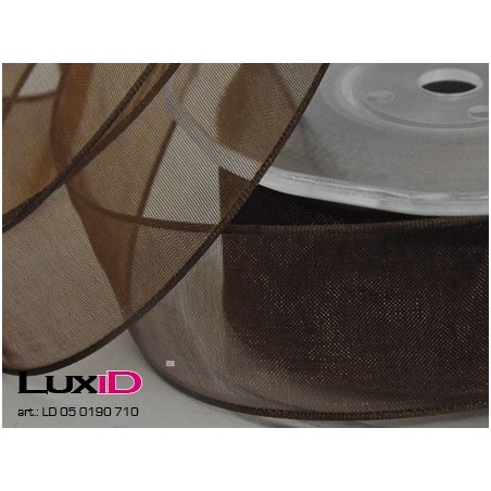 Org. woven edge wired 710 bruin 38mm x 20 m