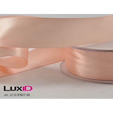 Double face satin 49 zalm 25mm x 25m