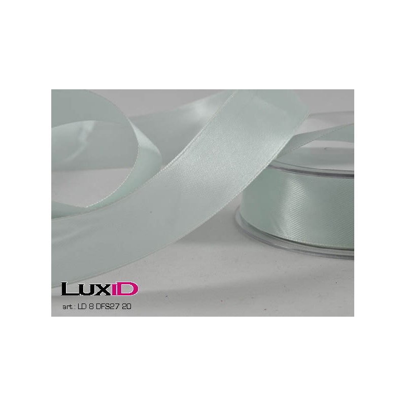 Double face satin 20 pastel groen 25mm x 25m