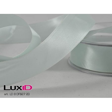 Double face satin 20 pastel groen 25mm x 25m