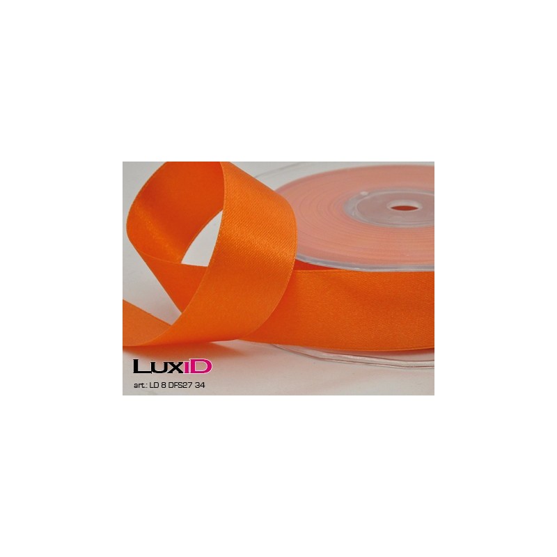 Double face satin 34 oranje 25mm x 25m