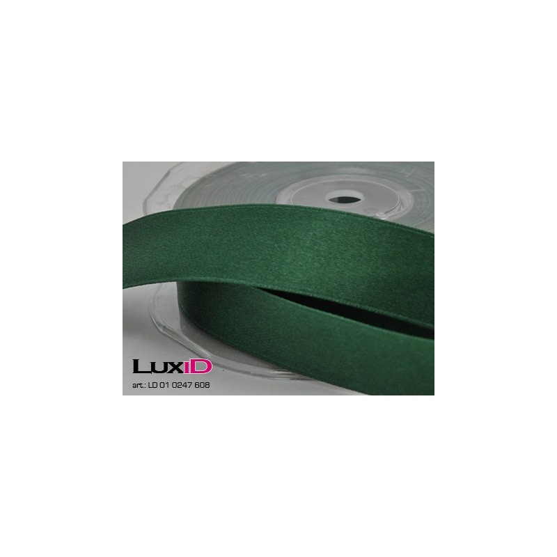 Double face satin 608 donker groen 25mm x 25m