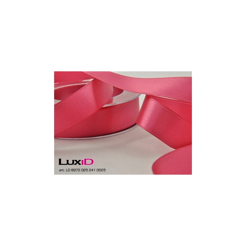 Double face satin 241 fuchsia 25mm x 25m