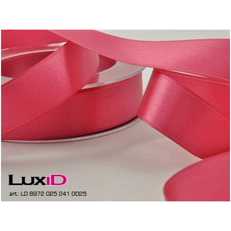 Double face satin 241 fuchsia 25mm x 25m