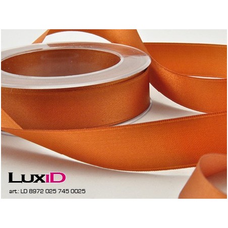 Double face satin 745 koper 25mm x 25m