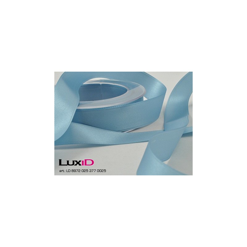 Double face satin 377 aqua 25mm x 25m