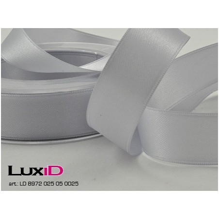 Double face satin 05 zilver 25mm x 25m