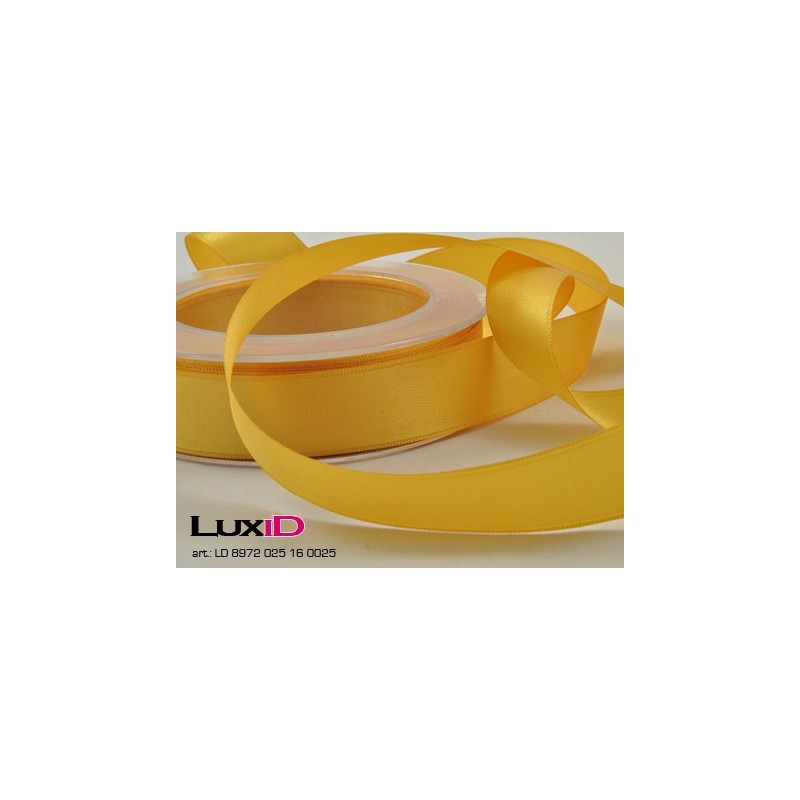 Double face satin 16 kanarie 25mm x 25m
