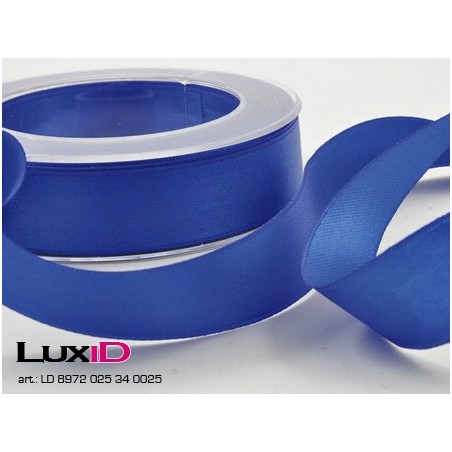 Double face satin 34 kobald blauw 25mm x 25m