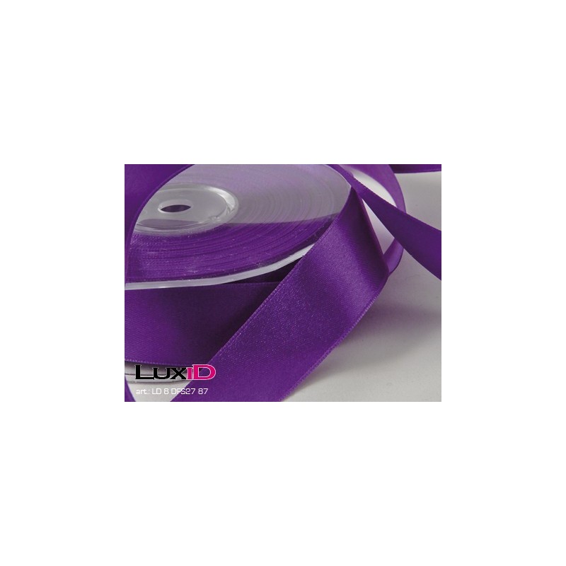 Double face satin 87 violet 25mm x 25m