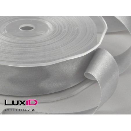 Double face satin 04 licht zilver 25mm x 25m