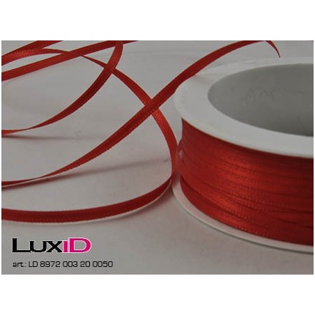 Double face satin 20 rood 3mm x 50m