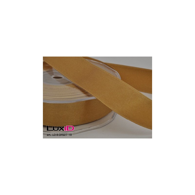 Double face satin 18 goud 25mm x 25m