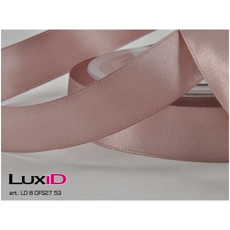 Double face satin 53 oud rose 25mm x 25m