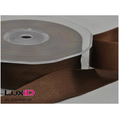 Double face satin 47 bruin 25mm x 25m