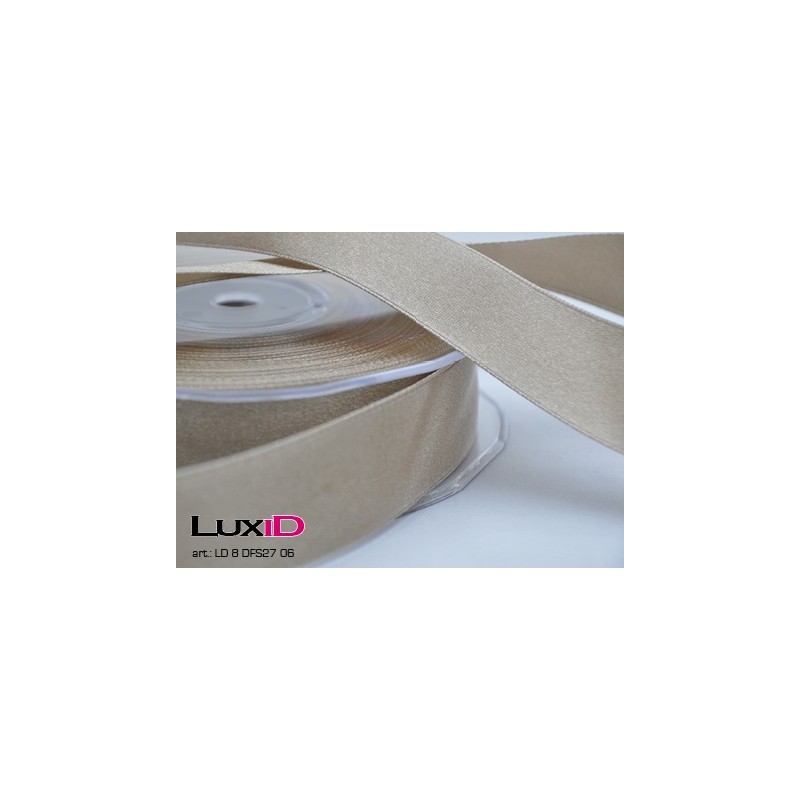Double face satin 06 taupe 25mm x 25m