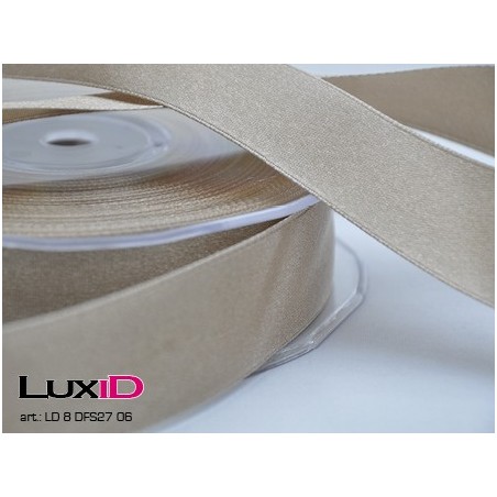 Double face satin 06 taupe 25mm x 25m
