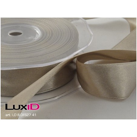 Double face satin 41 licht bruin 25mm x 25m