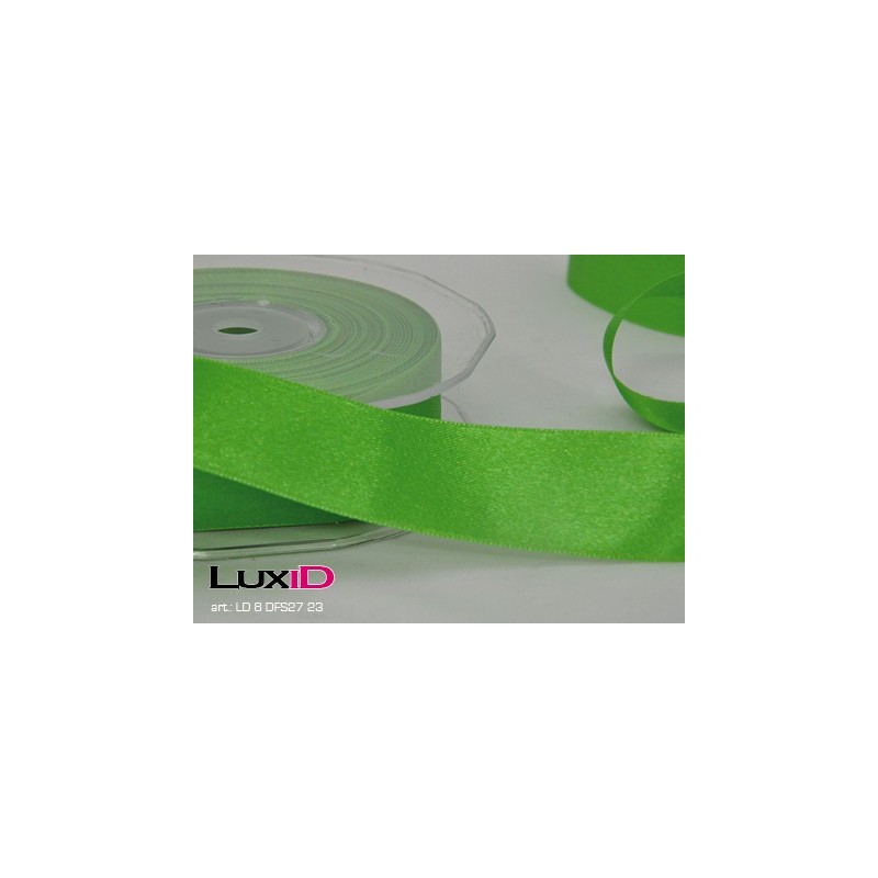 Double face satin 23 appel groen 25mm x 25m