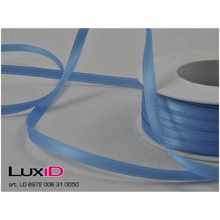 Double face satin 31 licht blauw 6mm x 50m