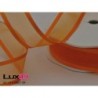 Organza satin edge 34 oranje 25 mm x 25 m