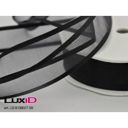 Organza satin edge 09 zwart...