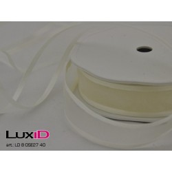 Organza satin edge 40 ecru...