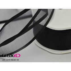 Organza satin edge 09 zwart...