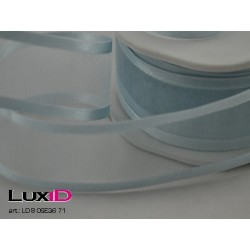 Organza satin edge 71 aqua...