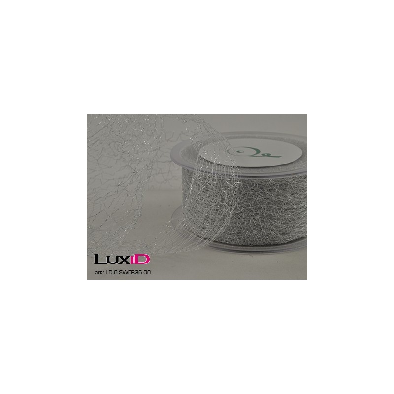 Shiny web 08 zilver 38mm x 25m