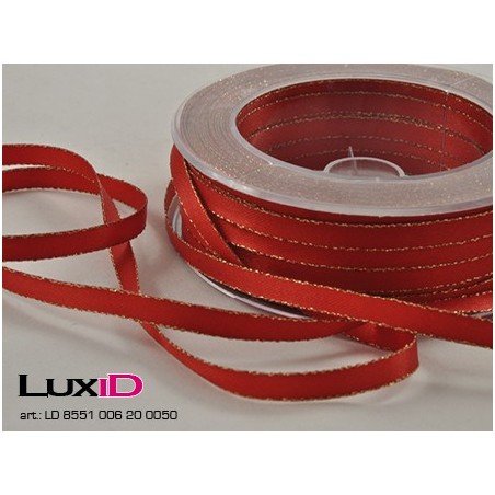 Doppelsatin 20 rood 6mm x 50m
