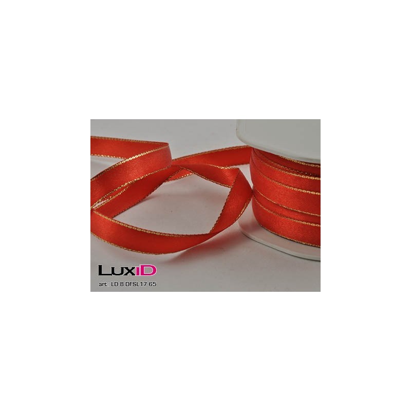 Double face satin lurex 65 rood 10mm x 50m