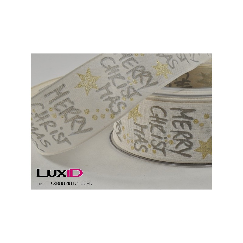 Weihnachtswunsch 01 wit 40mm x 20m