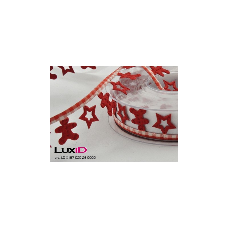 Backstube rood 25mm x 5m