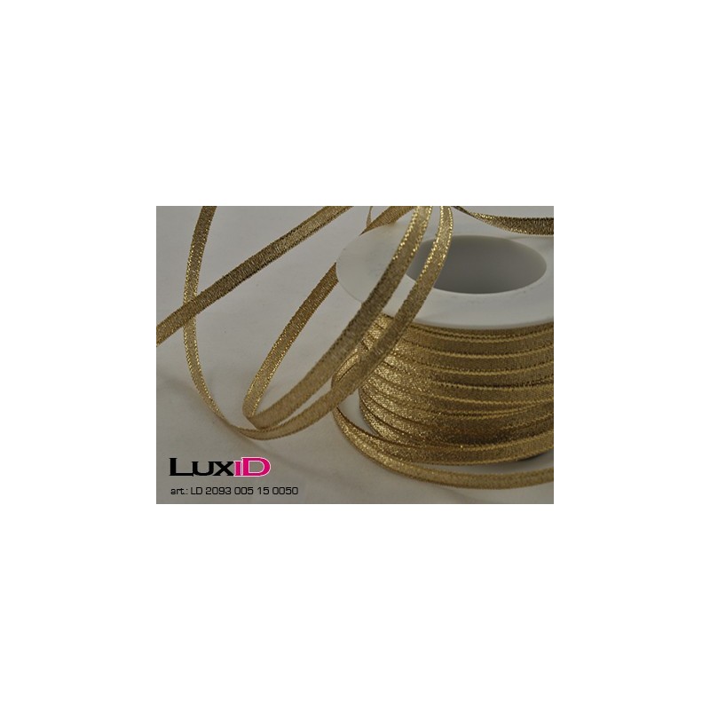 Lurex curling gold 5mm x 50m